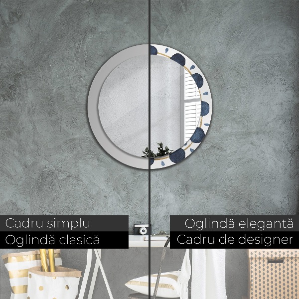 Circle decorative mirror Moon mandala