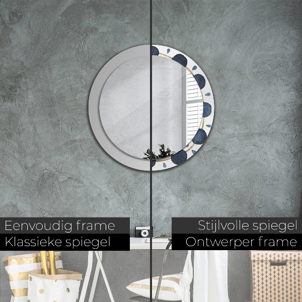 Circle decorative mirror Moon mandala