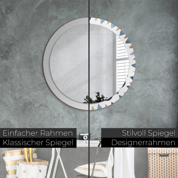 Circle decorative mirror Moon mandala