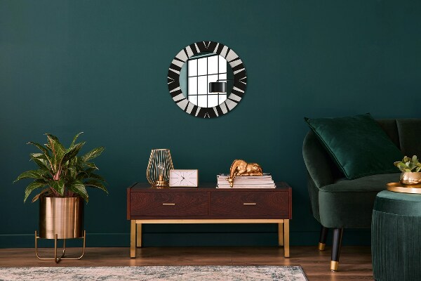 Ornate framed mirror Abstraction geometry