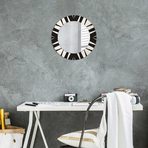 Ornate framed mirror Abstraction geometry