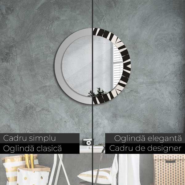Ornate framed mirror Abstraction geometry