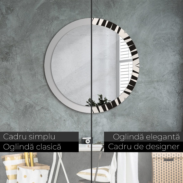 Ornate framed mirror Abstraction geometry
