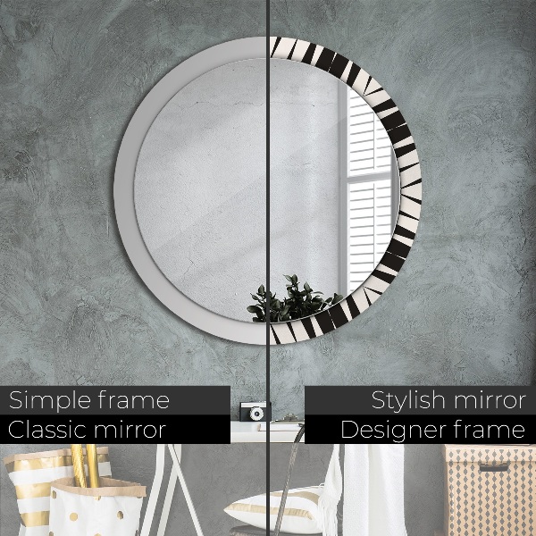 Ornate framed mirror Abstraction geometry