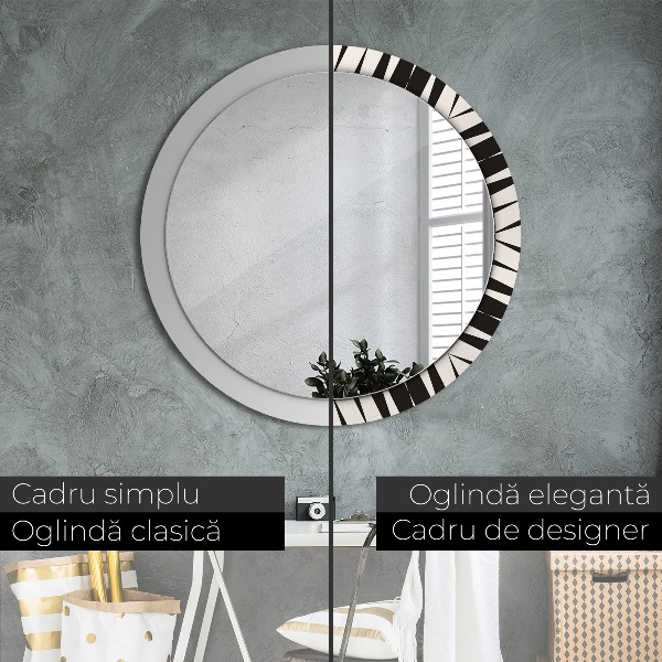 Ornate framed mirror Abstraction geometry