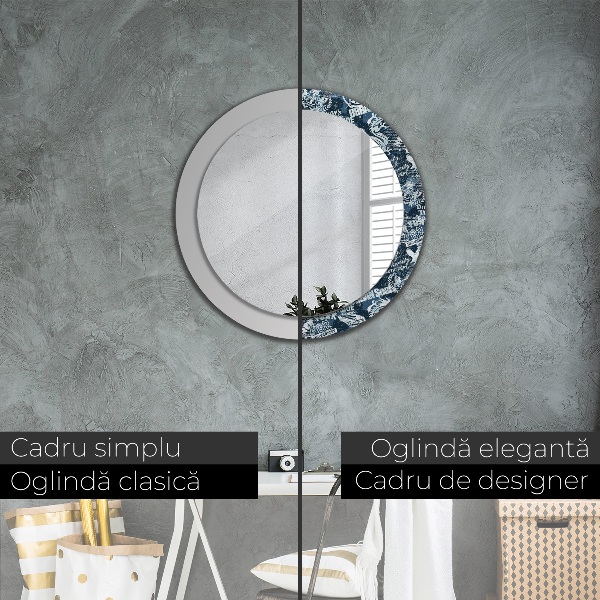 Round decorative mirror Collage