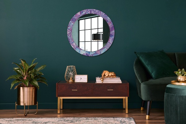 Round wall mirror design Abstract surreal