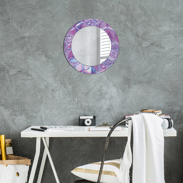 Round wall mirror design Abstract surreal
