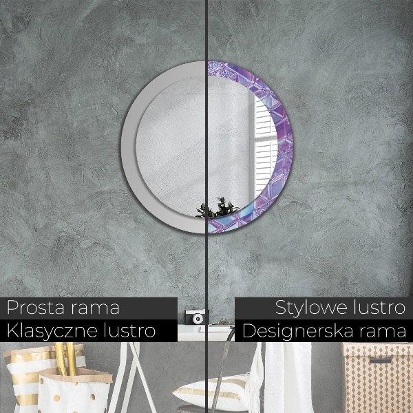 Round wall mirror design Abstract surreal