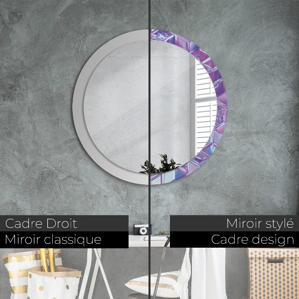 Round wall mirror design Abstract surreal
