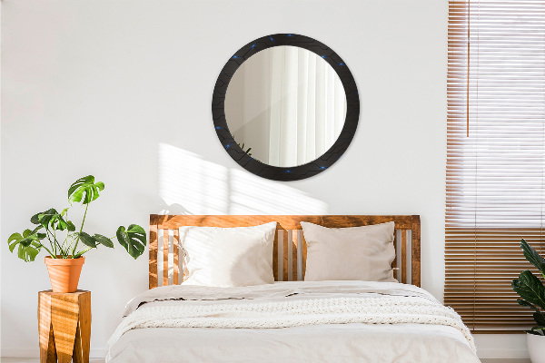 Round decorative mirror Futuristic abstract