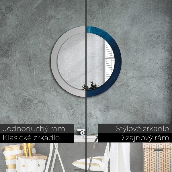Circle decorative mirror Abstract art