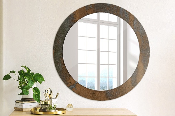Ornate framed mirror Metallic rustic