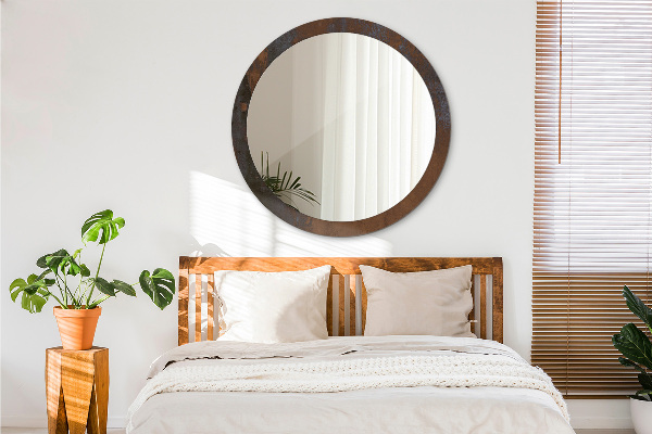 Ornate framed mirror Metallic rustic