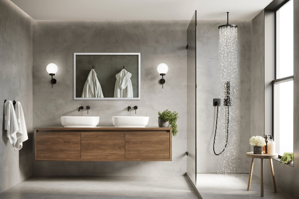 White framed rectangular mirror 80x60 cm