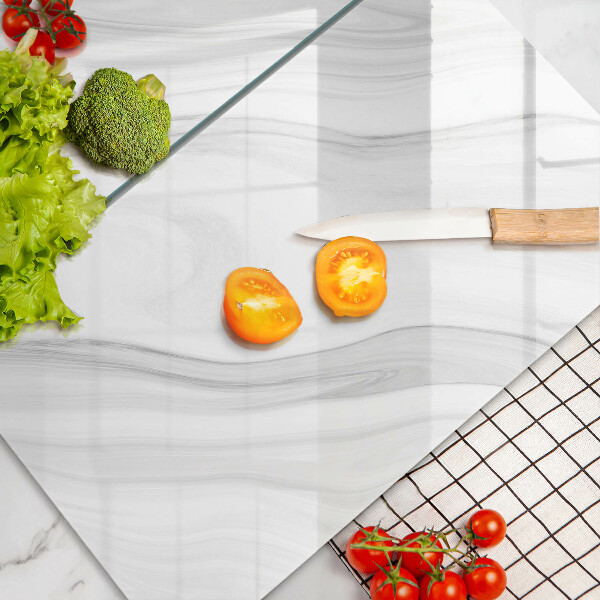 Induction hob cover Delicate marble