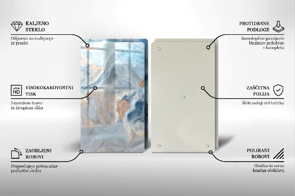 Work surface savers Marble texture