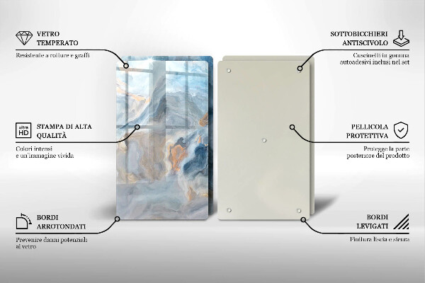 Work surface savers Marble texture