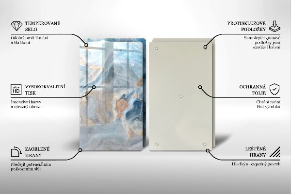 Work surface savers Marble texture