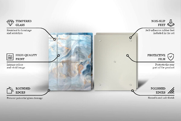 Work surface savers Marble texture