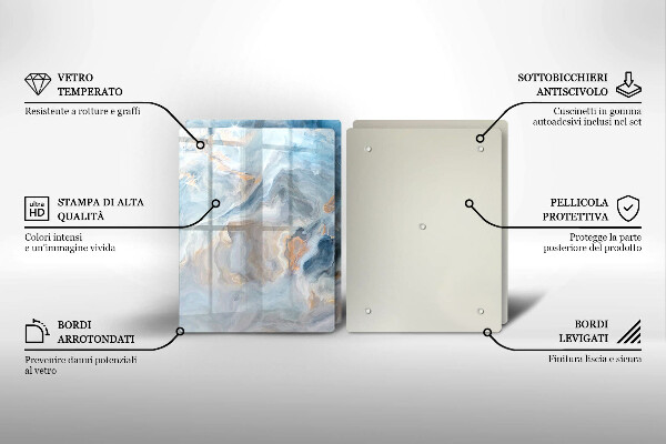 Work surface savers Marble texture