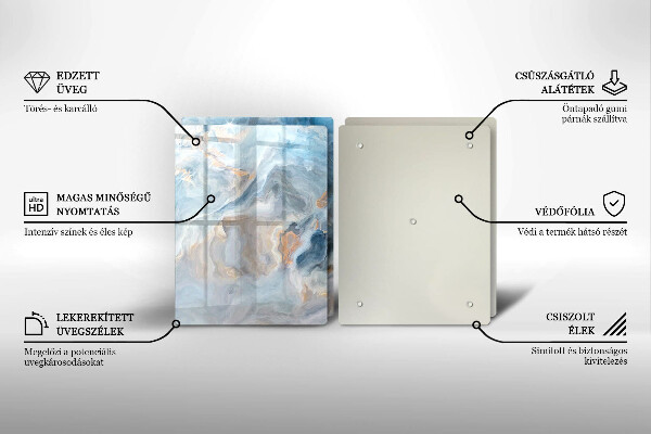 Work surface savers Marble texture