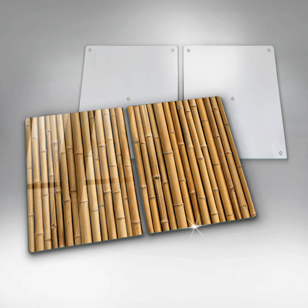 Induction hob cover Nature boho bamboo