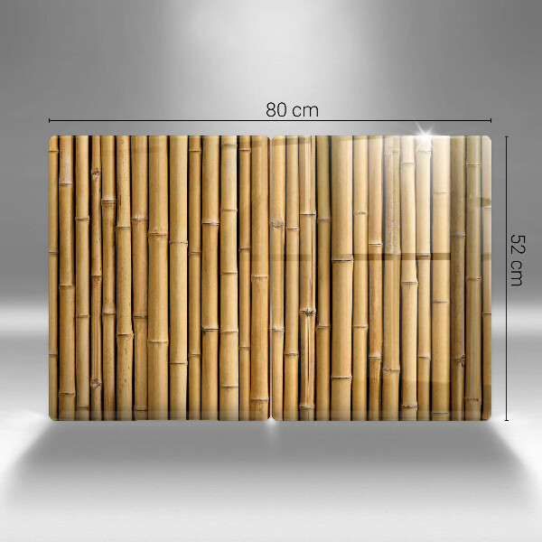Induction hob cover Nature boho bamboo