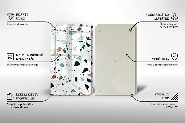 Work surface savers Bright stone