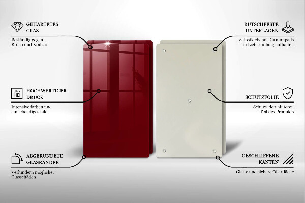 Worktop saver Burgundy