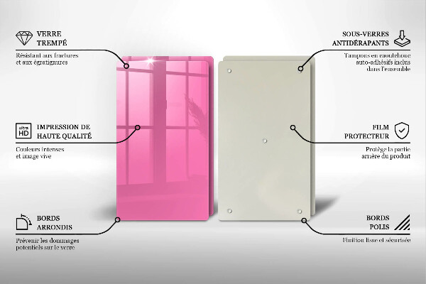 Worktop saver Pink color