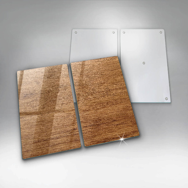 Induction hob cover Wood texture board