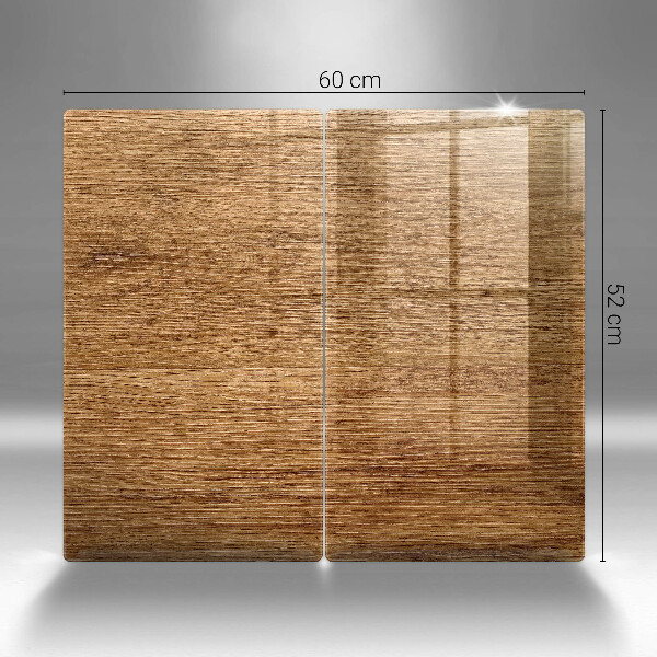 Induction hob cover Wood texture board