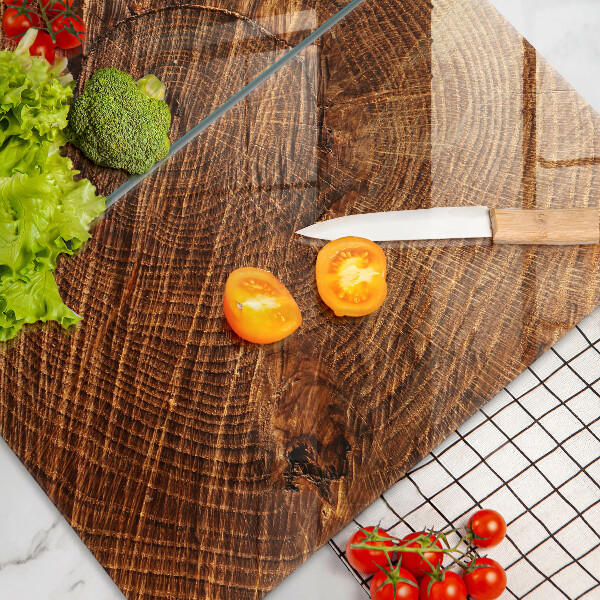 Induction hob cover Wood structure