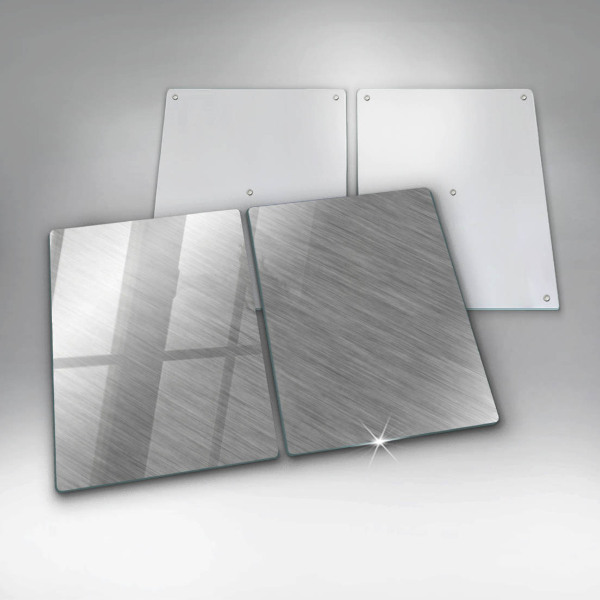 Kitchen worktop protector Metal texture background