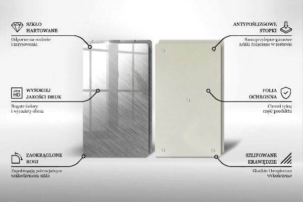 Kitchen worktop protector Metal texture background