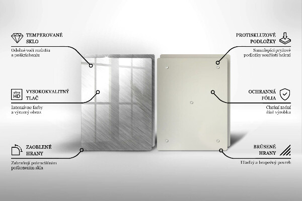 Kitchen worktop protector Metal texture background