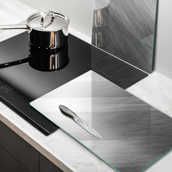 Kitchen worktop protector Metal texture background