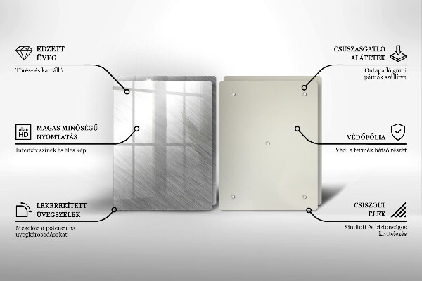 Kitchen worktop protector Metal texture background