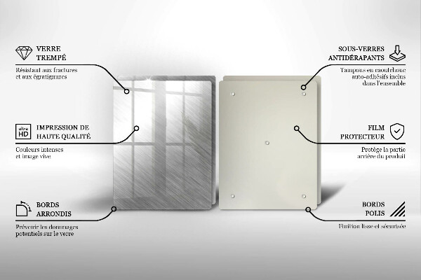 Kitchen worktop protector Metal texture background