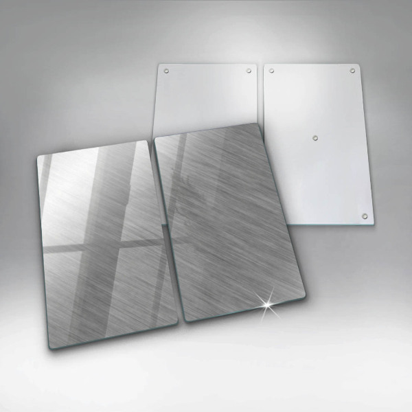 Kitchen worktop protector Metal texture background