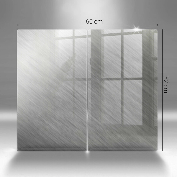 Kitchen worktop protector Metal texture background