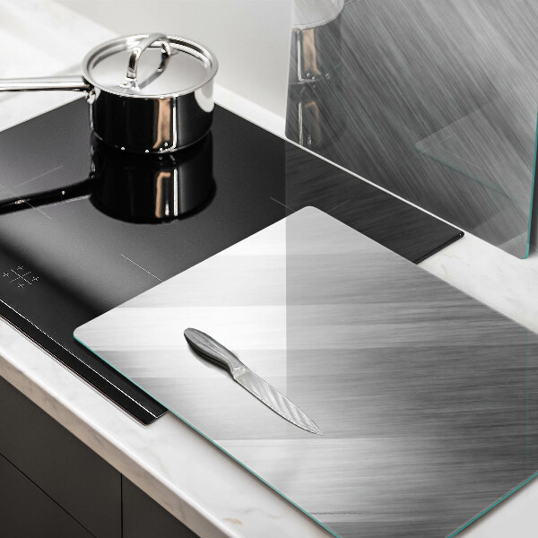 Kitchen worktop protector Metal texture background