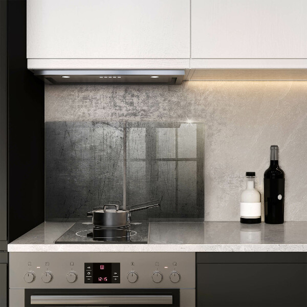 Induction hob cover Metal texture