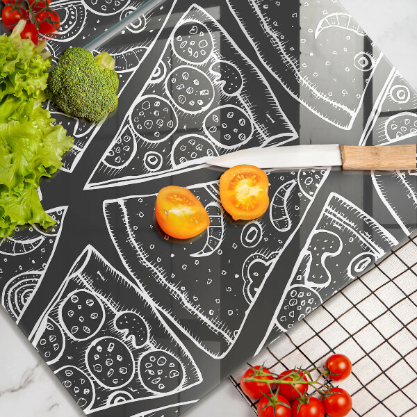 Kitchen worktop protector Pizza illustration