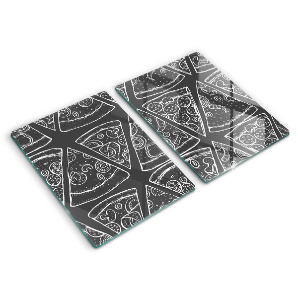 Kitchen worktop protector Pizza illustration