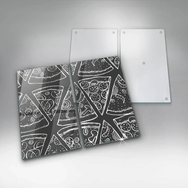 Kitchen worktop protector Pizza illustration