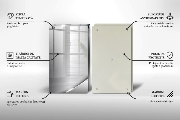 Induction hob cover Metal shapes