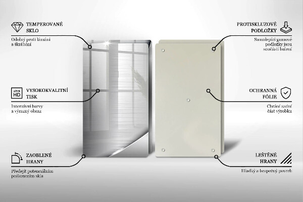 Induction hob cover Metal shapes