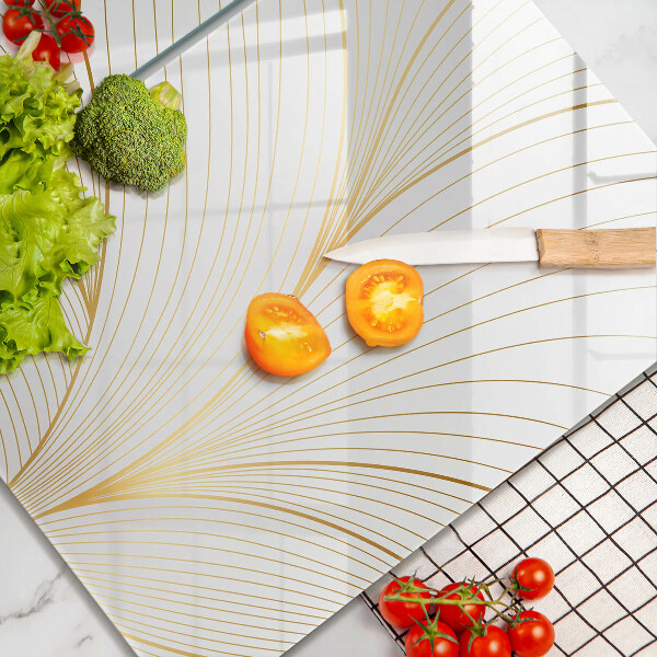 Induction hob cover Modern Line pattern